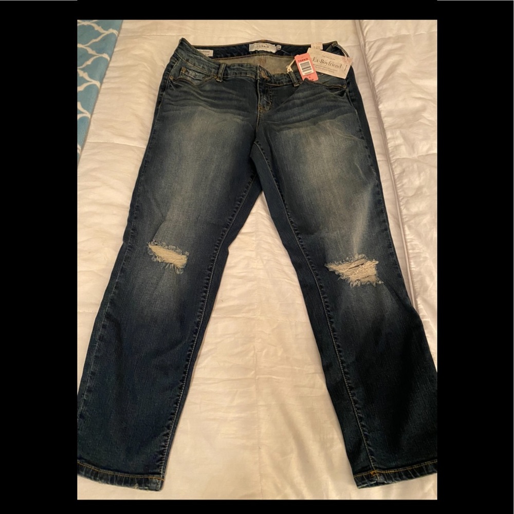 Torrid ex-boyfriend jeans - size 10